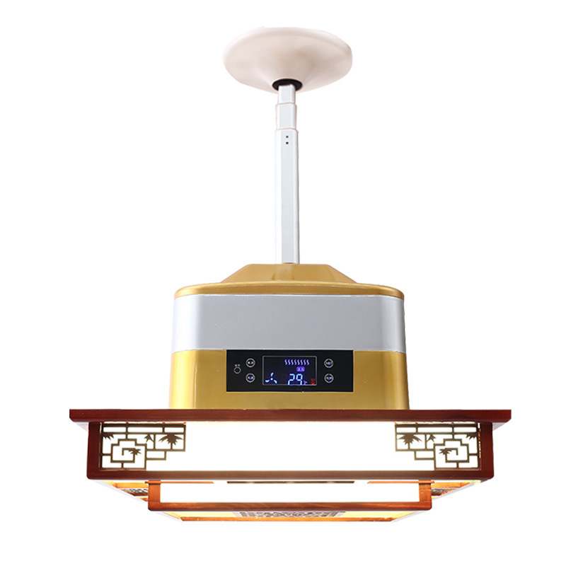 新中式智能煙感內(nèi)循環(huán)吸煙燈麻將機棋牌室空氣凈化器